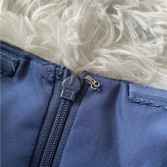 Size 18 Floor Model Jenny You Evening Blue Mira Bridesmaid Dress - Picture 7 of 9